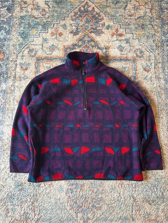 Vintage Other - Vintage Roughdress Aztec 1/3 Zip-up Fleece Large